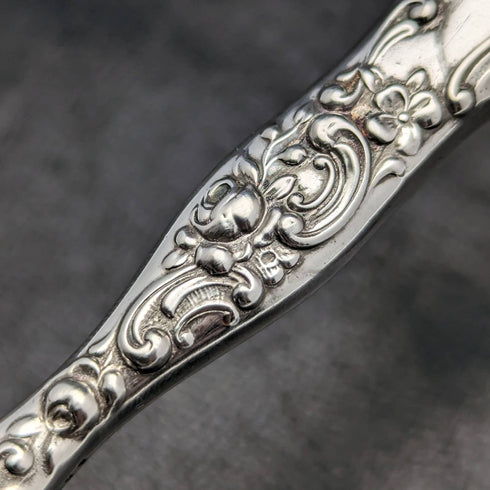 米国アンティーク ゴーハム 純銀ハンドル ボタンフック